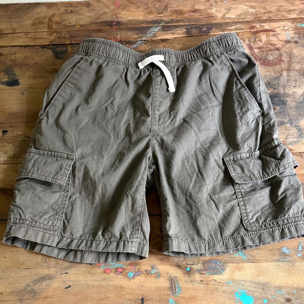 Old Navy Men's Olive Drawstring Cargo Shorts